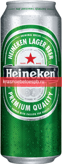 Фото 1 - Светлое пиво Heineken 0.5 л в банке