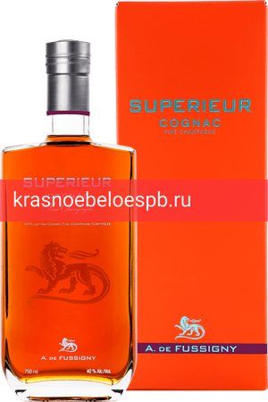 Заказать доставку Коньяк A. de Fussigny Superieur Cognac Fine Champagne 0.7 л Фото 11 - Коньяк A. de Fussigny Superieur Cognac Fine Champagne 0.7 л