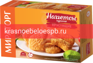 Заказать доставку Наггетсы куриные хрустящие Мираторг Фото 1 - Наггетсы куриные хрустящие Мираторг