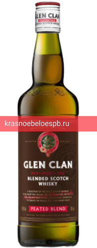 Фото 4 - Виски GLEN CLAN Blended Scotch Whisky SMOKY 0.7 л