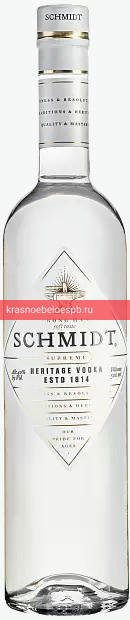 Фото 11 - Водка Schmidt Supreme Vodka 0.5 л
