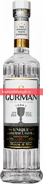 Заказать доставку Водка Gurman The art of drinking 0.5 л Фото 10 - Водка Gurman The art of drinking 0.5 л