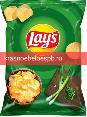 Фото 6 - Lay's из натурального картофеля со вкусом молодого зеленого лука
