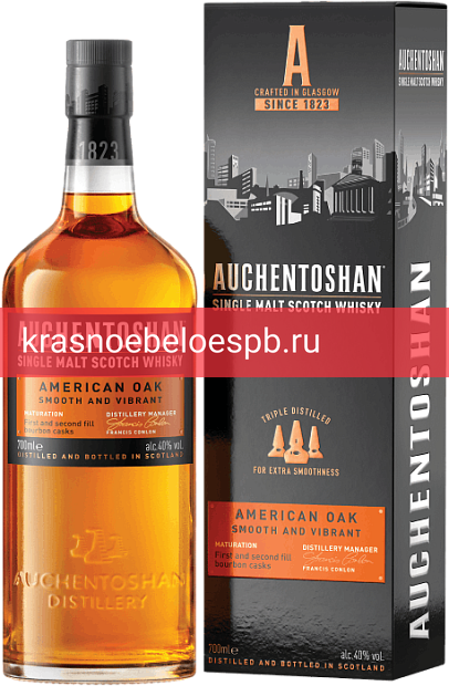 Заказать доставку Виски Auchentoshan American Oak 0.7 л Фото 1 - Виски Auchentoshan American Oak 0.7 л