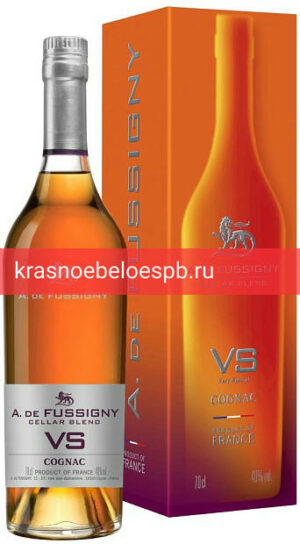 Заказать доставку Коньяк Cognac A.de Fussigny Cellar Blend VS 0.7 л Фото 1 - Коньяк Cognac A.de Fussigny Cellar Blend VS 0.7 л