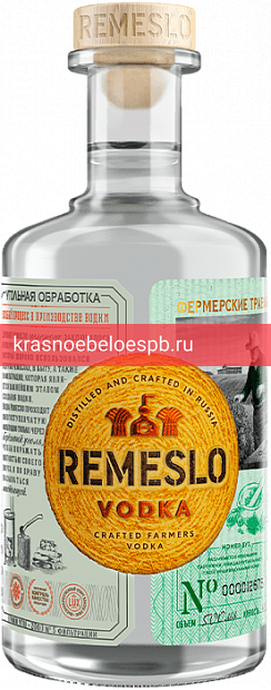 Заказать доставку Водка Remeslo Crafted Farmers 0.5 л Фото 7 - Водка Remeslo Crafted Farmers 0.5 л